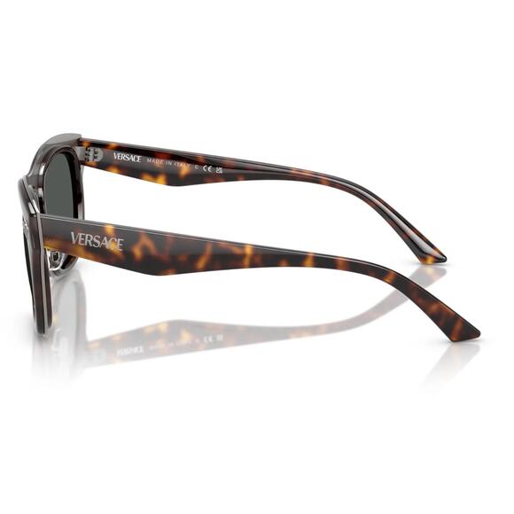 VE003. Versace Unisex Round Sunglasses, VE2272 - Havana main image 4
